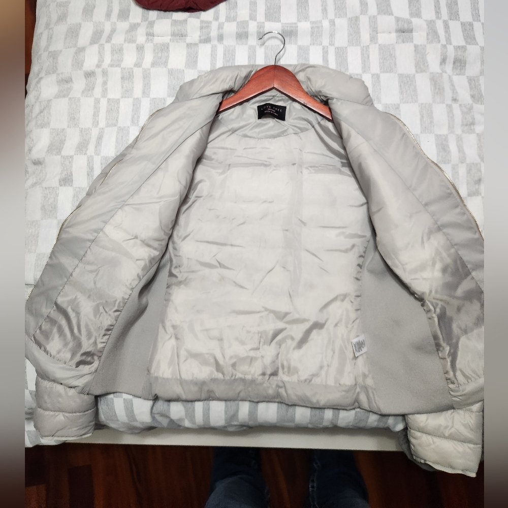 Love Tree Light Gray Puffer Jacket - image 3